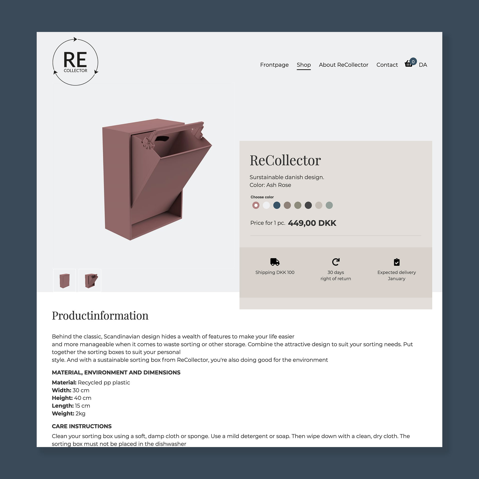 Recollector shop