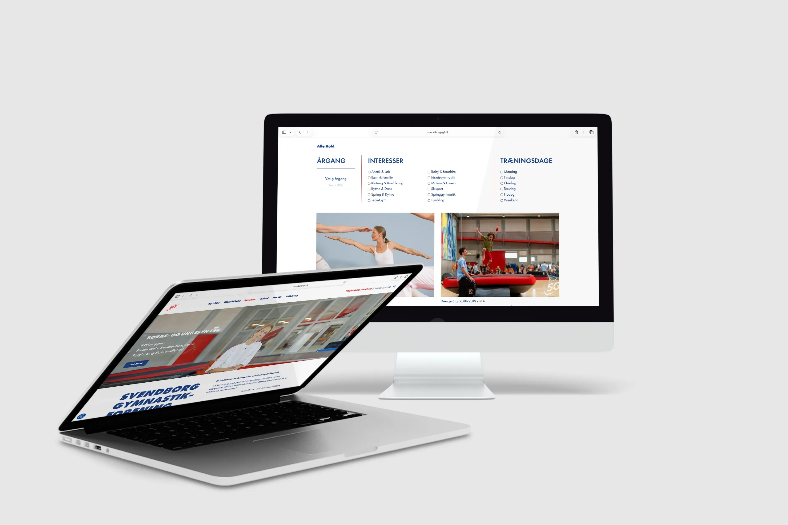 Svendborg Gymnastikforening hjemmeside